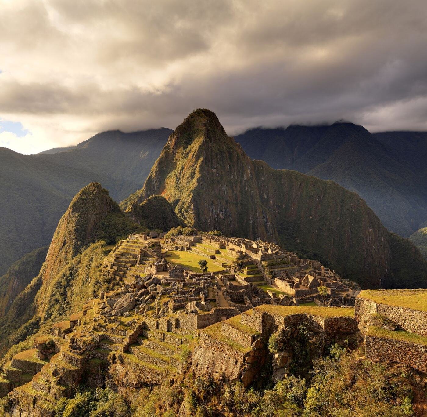 Site inca du Machu Picchu dans les Andes