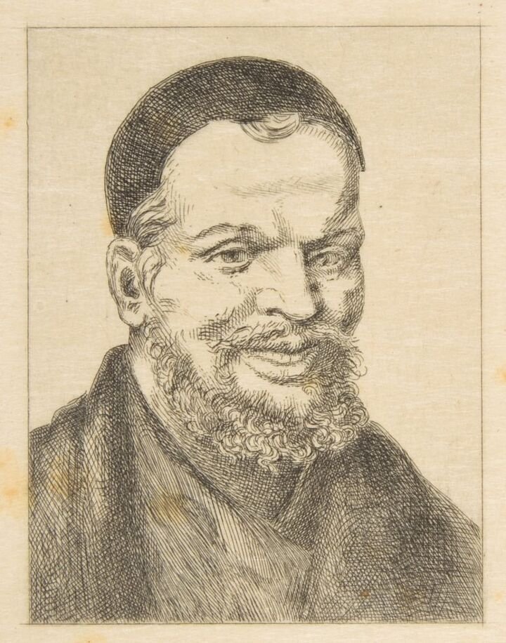 Portrait gravé de François Rabelais, docteur en médecine
