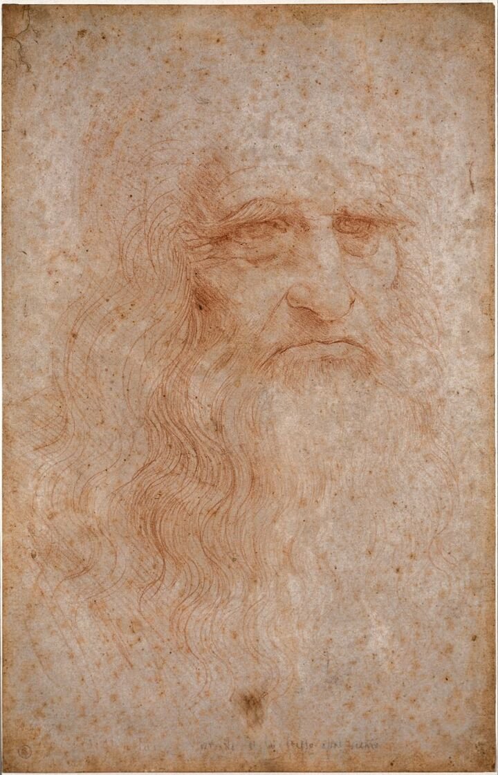 Autoportrait présumé de Léonard de Vinci à la sanguine